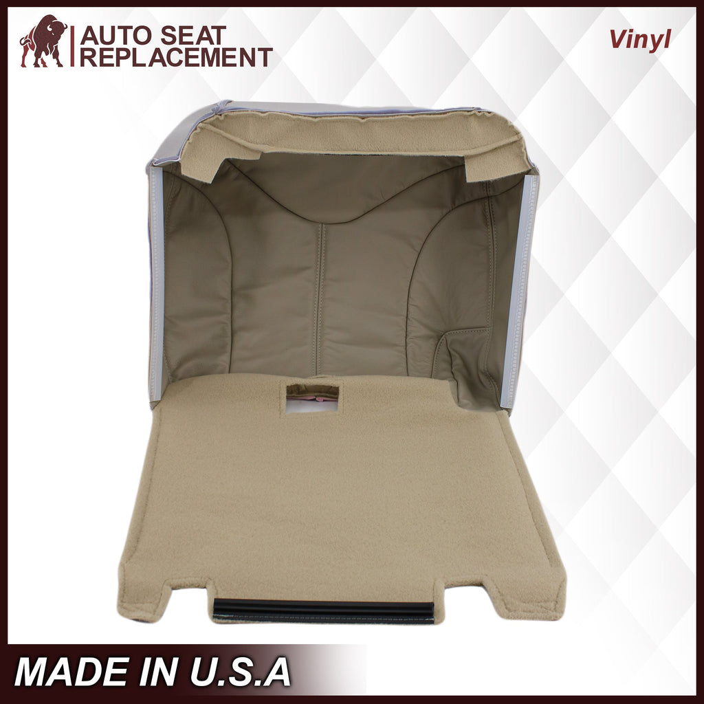 2000-2002 GMC Yukon XL 2nd Row Captain Seat 50/50 Seat Cover in Shale Tan: Choose From Variation