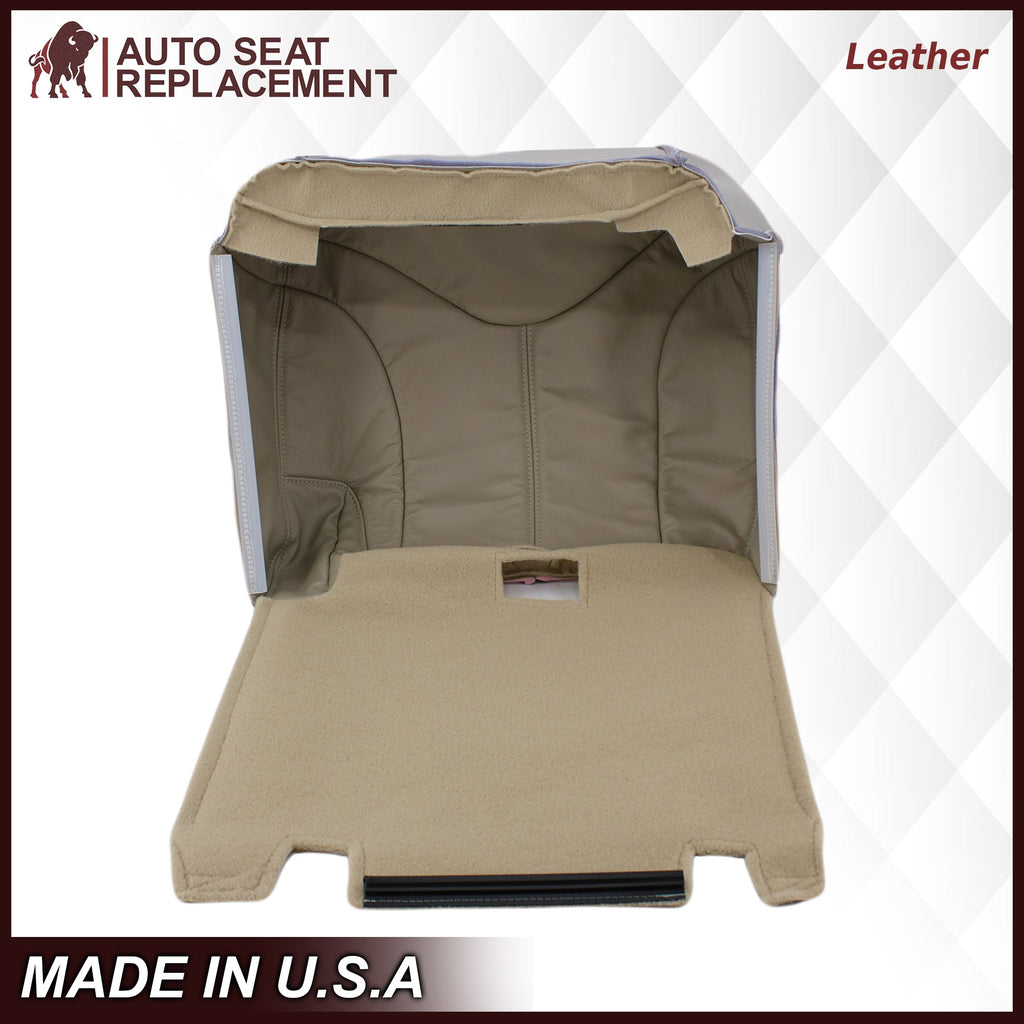 2000-2002 GMC Yukon XL 2nd Row Captain Seat 50/50 Seat Cover in Shale Tan: Choose From Variation