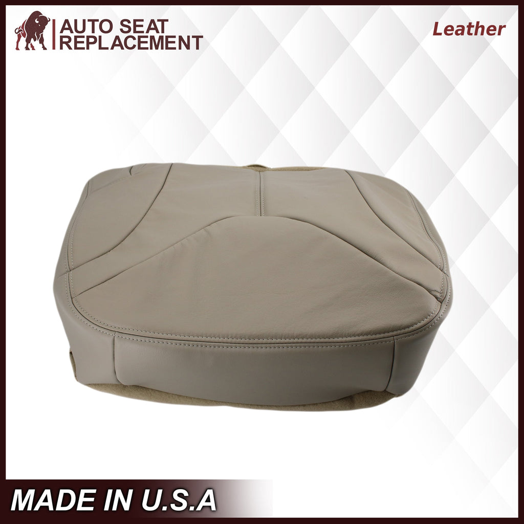 2000-2002 GMC Yukon XL 2nd Row Captain Seat 50/50 Seat Cover in Shale Tan: Choose From Variation