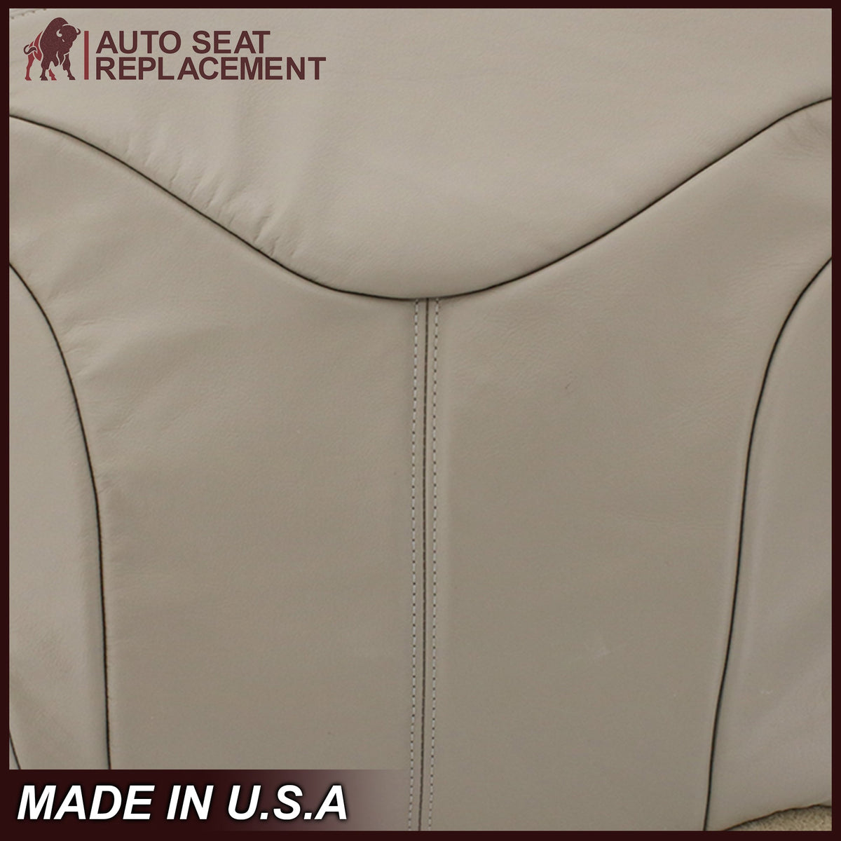 2000-2002 GMC Yukon XL 2nd Row Captain Seat 50/50 Seat Cover in Shale Tan: Choose From Variation