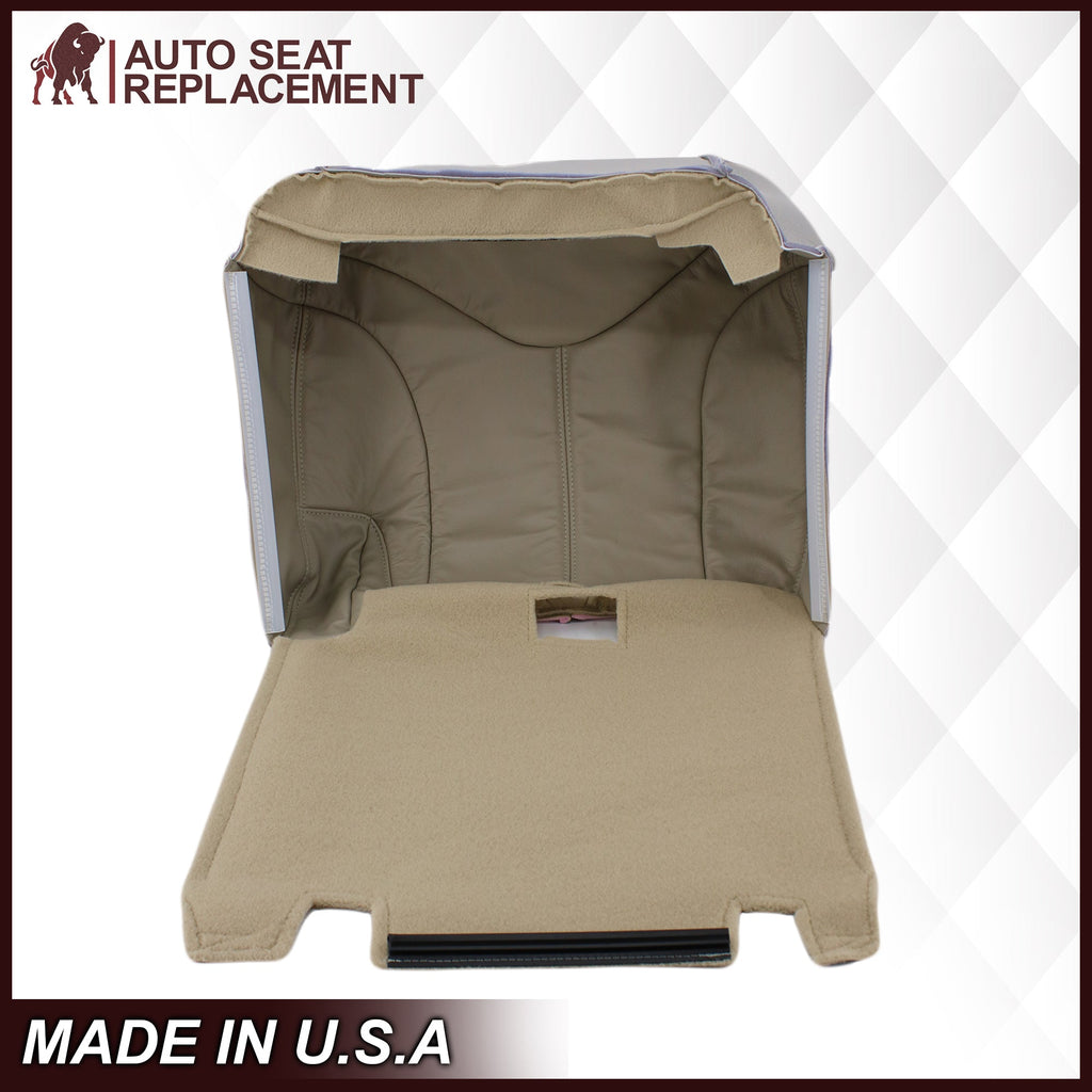2000-2002 GMC Yukon XL 2nd Row Captain Seat 50/50 Seat Cover in Shale Tan: Choose From Variation