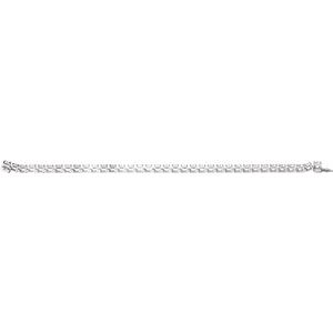 Sterling Silver 9 CTW Lab-Grown Diamond Line 7 1/4" Bracelet – image 3