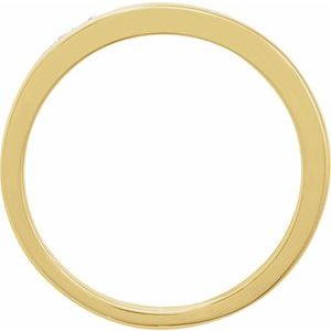 14K Yellow Gold Vermeil 1/3 CTW Lab-Grown Diamond Ring