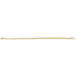 14K Yellow Gold 5 1/2 CTW Lab-Grown Diamond Line 7" Bracelet – image 4