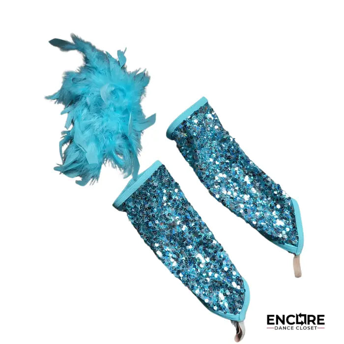 Teal Feather Diva