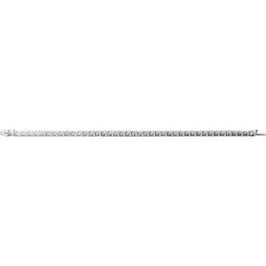 Sterling Silver 7 CTW Lab-Grown Diamond Line 7 1/4" Bracelet – image 3