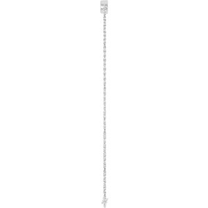 Sterling Silver 3 mm Round Three-Stone Line  7" Bracelet Mounting – image 6