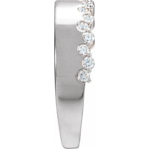Sterling Silver 1/3 CTW Lab-Grown Diamond Ring