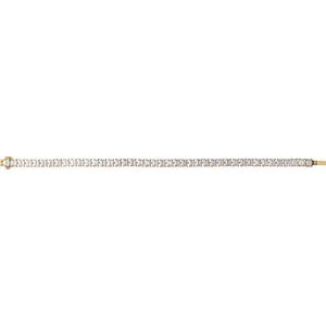 14K Yellow Gold 10 1/2 CTW Lab-Grown Diamond Line 7" Bracelet