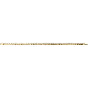 14K Yellow Gold 7 CTW Lab-Grown Diamond Line 7 1/4" Bracelet – image 4