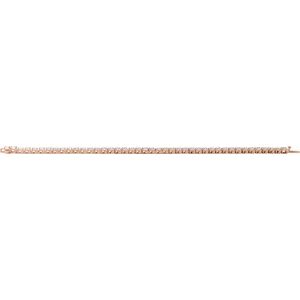 14K Rose Gold 7 CTW Lab-Grown Diamond Line 7 1/4" Bracelet – image 4