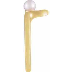 Freeform Pearl Ring