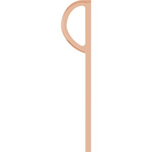 14K Rose Gold XOXO Charm/Pendant – image 3