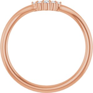 .04 Ctw Lab-Grown Diamond Matching Band