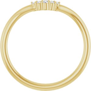 .04 Ctw Lab-Grown Diamond Matching Band