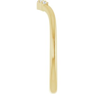 .04 Ctw Natural Diamond Matching Band