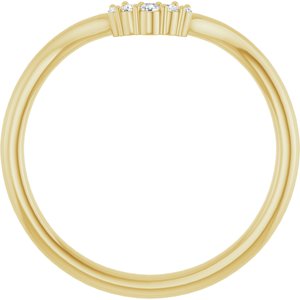 .04 Ctw Lab-Grown Diamond Matching Band