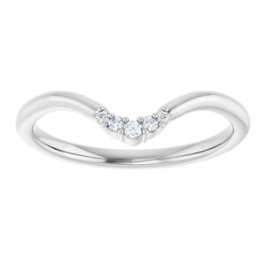 .04 Ctw Lab-Grown Diamond Matching Band