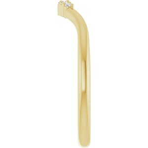 .04 Ctw Natural Diamond Matching Band