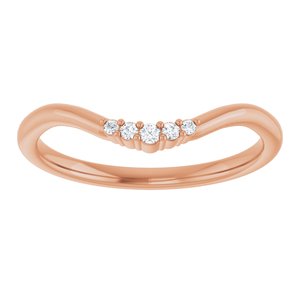 .04 Ctw Natural Diamond Matching Band