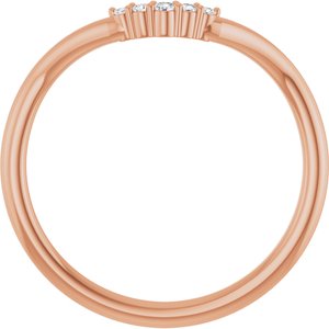 .04 Ctw Natural Diamond Matching Band