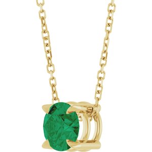Solitaire Slide Necklace or Pendant