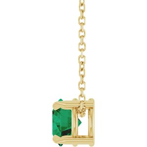 Solitaire Slide Necklace or Pendant
