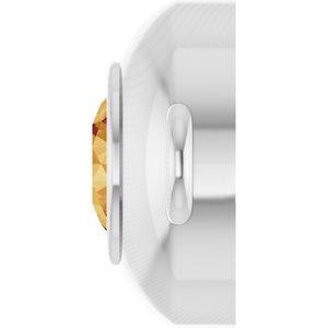 Platinum Natural Citrine Link