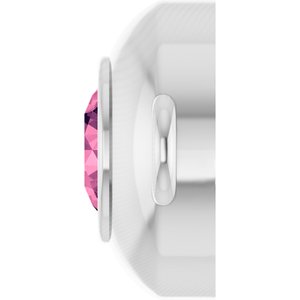 Platinum Natural Pink Tourmaline Link