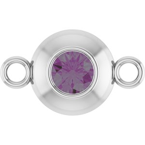 Platinum Lab-Grown Alexandrite Link