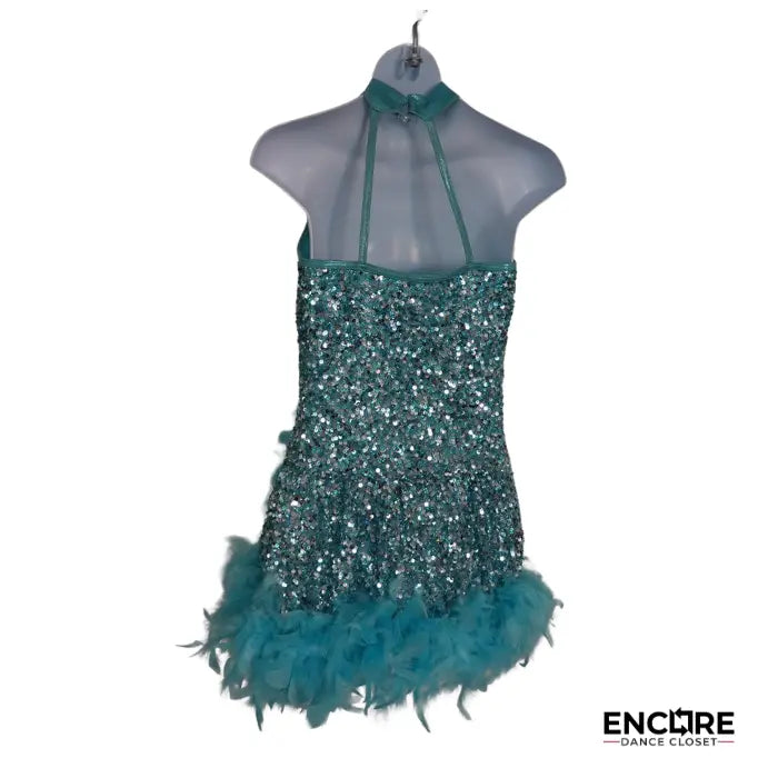 Teal Feather Diva