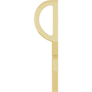 10K Yellow Gold Engravable Star Charm/Pendant – image 3