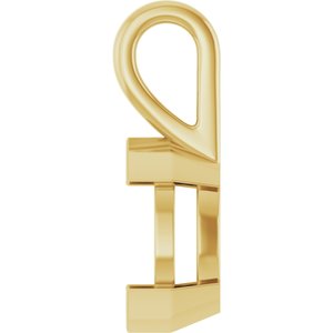 10K Yellow Gold 11x5.5 mm Marquise Charm/Pendant Mounting – image 6