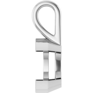 14K X1 White Gold 11x5.5 mm Marquise Charm/Pendant Mounting – image 6