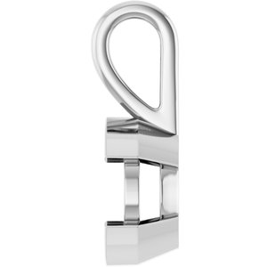 Continuum Sterling Silver 8.8 mm Round Charm/Pendant Mounting – image 6