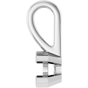 18K White Gold 3.4 mm Round Charm/Pendant Mounting – image 6