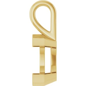 18K Yellow Gold 12x6 mm Marquise Charm/Pendant Mounting – image 6