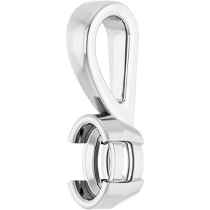 Sterling Silver 5x3 mm Oval Charm/Pendant Mounting – image 4