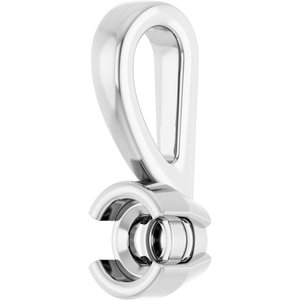 Continuum Sterling Silver 3 mm Round Charm/Pendant Mounting – image 4