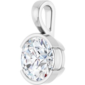 Continuum Sterling Silver 12 mm Round Charm/Pendant Mounting – image 3