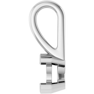 Sterling Silver 4x3 mm Pear Charm/Pendant Mounting – image 6