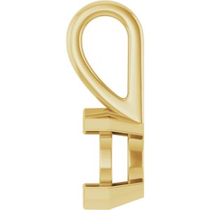 10K Yellow Gold 6x3.5 mm Marquise Charm/Pendant Mounting – image 6