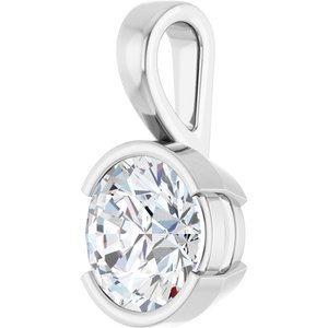 Continuum Sterling Silver 9.4 mm Round Charm/Pendant Mounting – image 3