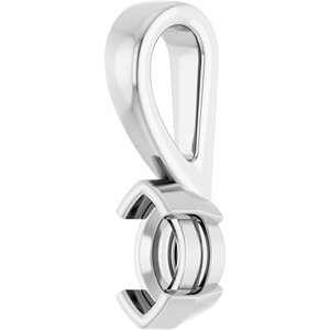 Platinum 5x3 mm Marquise Charm/Pendant Mounting – image 4