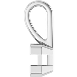 Continuum Sterling Silver 4x4 mm Square Charm/Pendant Mounting – image 6