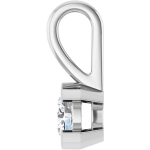 Continuum Sterling Silver 4.5x3.5 mm Oval Charm/Pendant Mounting – image 5