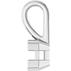 Continuum Sterling Silver 3.75x3.75 mm Square Charm/Pendant Mounting – image 6