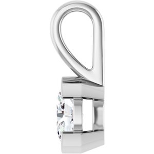 Platinum 6.5x4.5 mm Oval Charm/Pendant Mounting – image 5