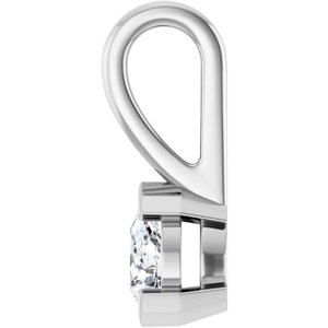 Continuum Sterling Silver 4.5x3 mm Pear Charm/Pendant Mounting – image 5