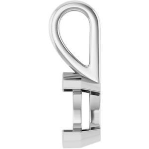 Continuum Sterling Silver 7x5 mm Pear Charm/Pendant Mounting – image 6